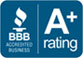 BBB A+ Rating Logo