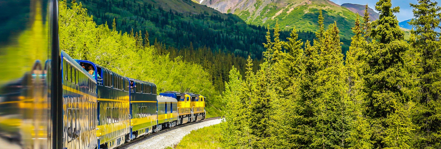 Take a scenic train ride on a luxury dome railcar.
