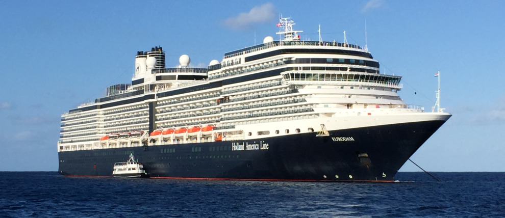Holland America Eurodam at tender.