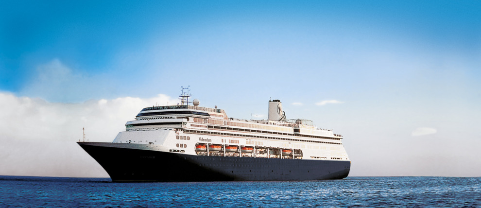 Holland America Volendam at sea.