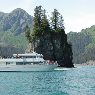 Cruising through Resurrection Bay.