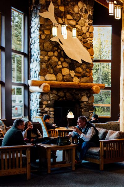 Enjoy a restful stay at an Alaskan lodge just minutes by free shuttle to Seward.