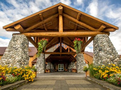 Catch views of Denali on clear days while staying at the Talkeetna Alaskan Lodge. Catch views of Denali on clear days while staying at the Talkeetna Alaskan Lodge.