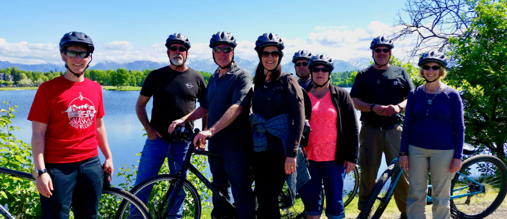 Biking is a great way to see Anchorage. Biking is a great way to see Anchorage.