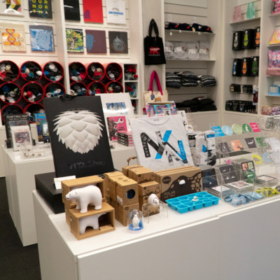 Some of the items on display at the Museum Shop.