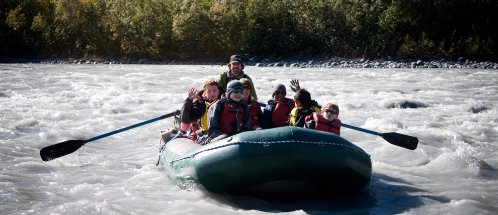 This rafting trip down Placer River is great for all ages.