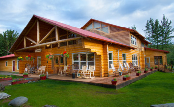 Outdoor views of the Kantisha Roadhouse.