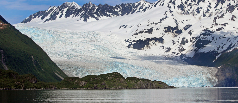 Aialik Glacier in Kenai Fjords National Park. Aialik Glacier in Kenai Fjords National Park.