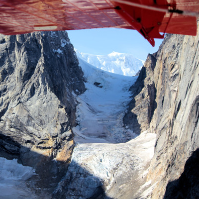 Flying through Denali on a K2 flightseeing adventure.