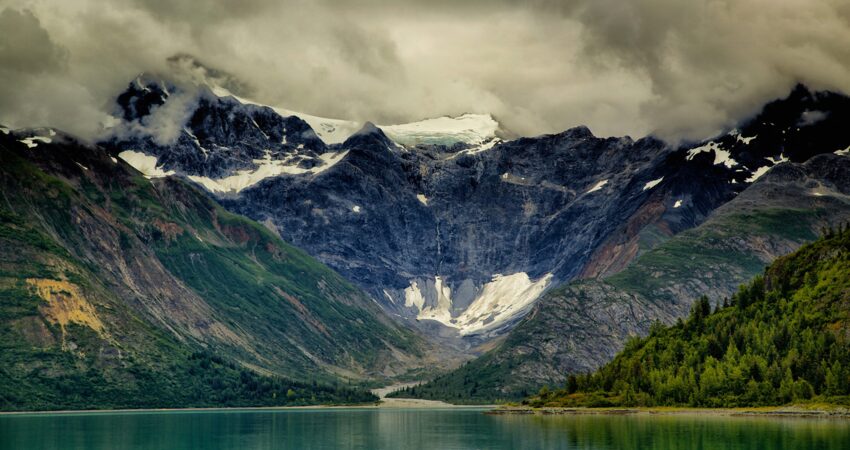 Dramatic glacial retreat in Glacier Bay National Park.