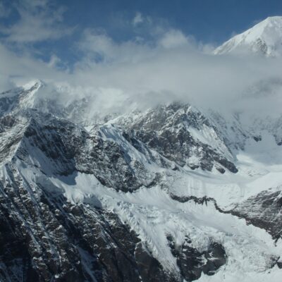 Experience the enormity of the Alaska Range aboard a Denali flightseeing tour from Talkeetna.