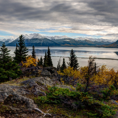 Views from the base of Rainbow Peak along the Turnagain Arm.