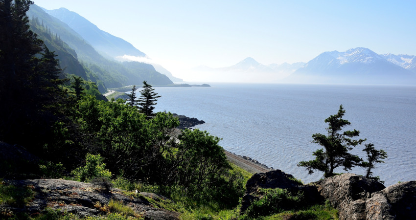 Scenery along the Turnagain Arm.