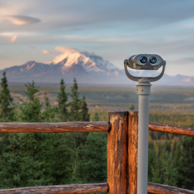 A summer evening spent admiring views of Wrangell-St. Elias National Park.