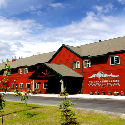 Welcoming entrance to Lodge.