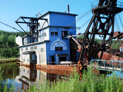 Gold Dredge 8 now serves as a monument.