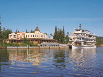 Riverboat Discovery docked on a beautiful day.  Riverboat Discovery docked on a beautiful day.