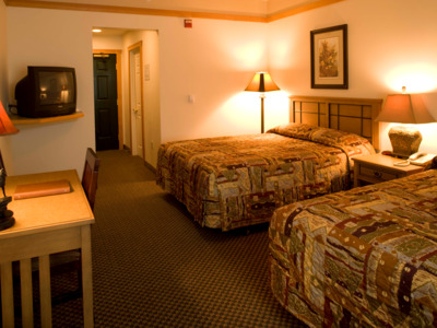 Standard double room at McKinley Princess Lodge.