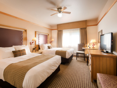 Standard double room at McKinley Princess Lodge.