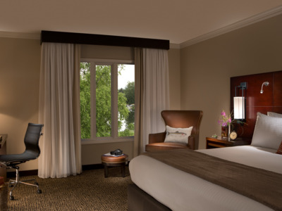 King room at the Lakefront Anchorage Hotel. King room at the Lakefront Anchorage Hotel.