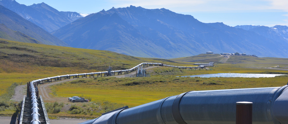 Trans-Alaska Pipeline, which runs 800 miles from Prudhoe Bay to Valdez.