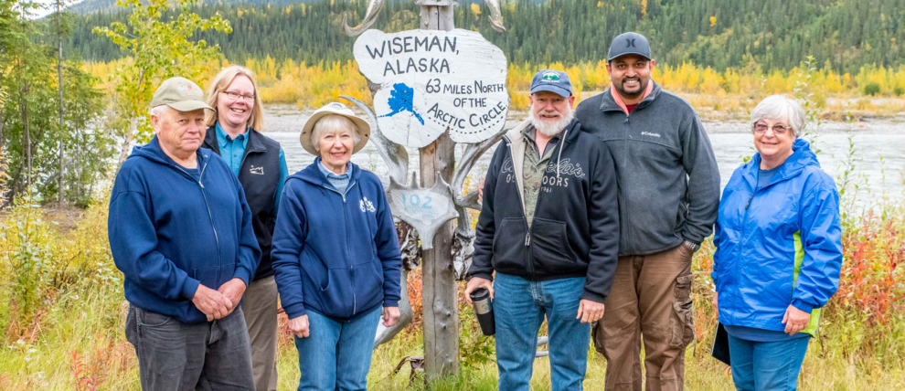 Visit Wiseman, Alaska on your way to the Arctic Circle.