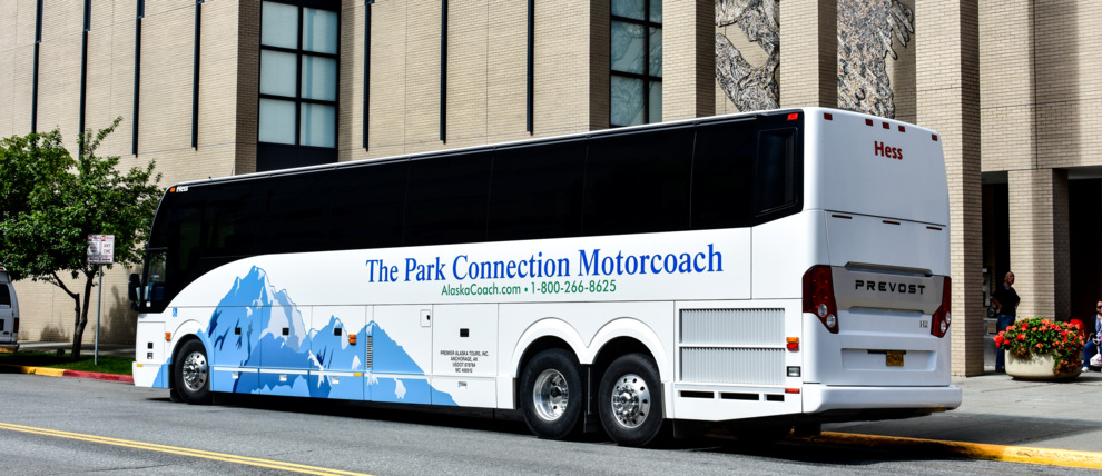 Park Connection picks up daily from the Anchorage Museum. Park Connection picks up daily from the Anchorage Museum.