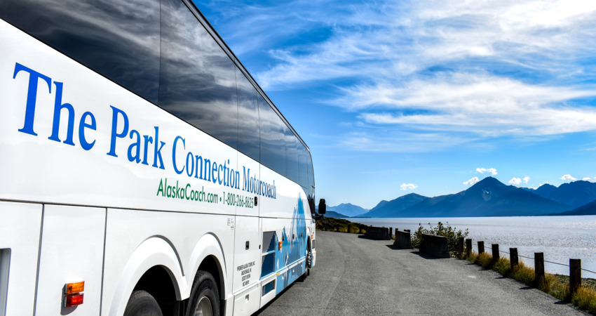 Park Connection travels along the scenic Turnagain Arm.