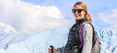 Enjoy a glacier walk with an experienced guide.