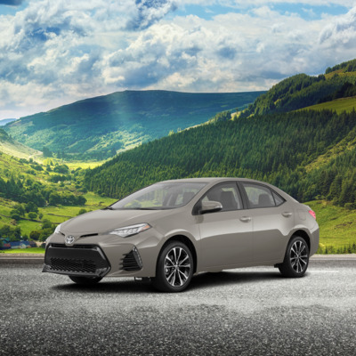 Mid-size Corolla available for rental in Anchorage. 