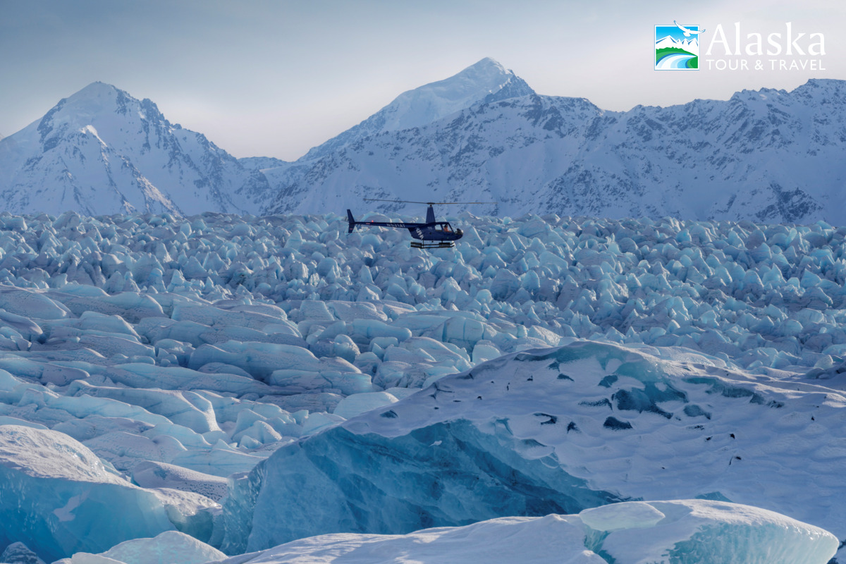 knik glacier flight tour