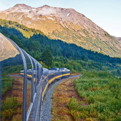 Travel by rail along the beautifully scenic route between Seward and Anchorage. Travel by rail along the beautifully scenic route between Seward and Anchorage.