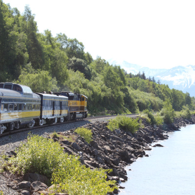 Coastal Classic traveling southbound to Seward.