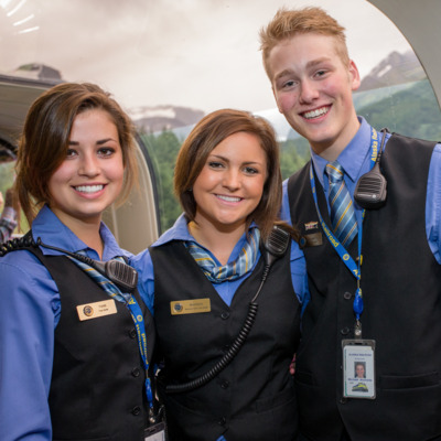 An informative guide will lead you through your train trip. 