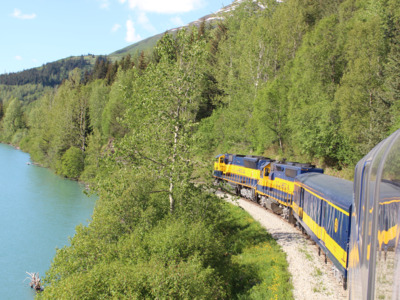 Coastal Classic traveling northbound towards Anchorage.