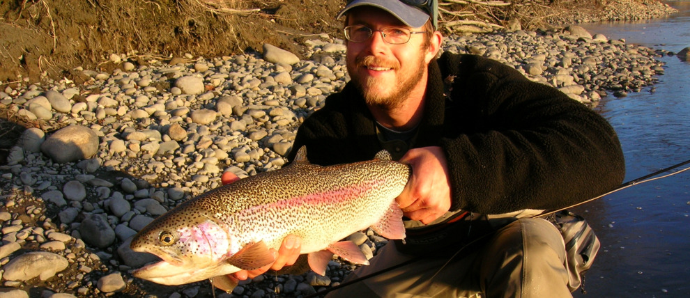 Expert and novice anglers can fish for several species of salmon. Expert and novice anglers can fish for several species of salmon.