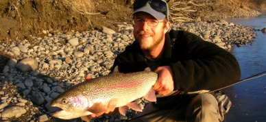 Expert and novice anglers can fish for several species of salmon.