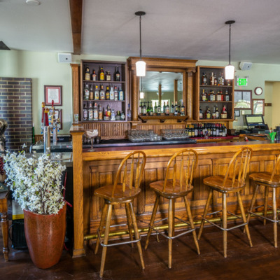 Bar at the River's Edge Resort in Fairbanks.