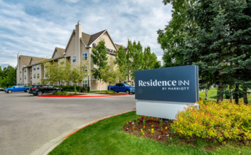 Entrance to Residence Inn in Anchorage.