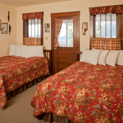 Standard room in the main lodge.