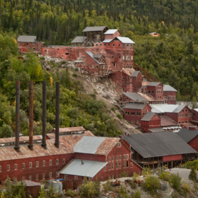 Historic Kennicott Mine near the Kennicott Glacier Lodge.