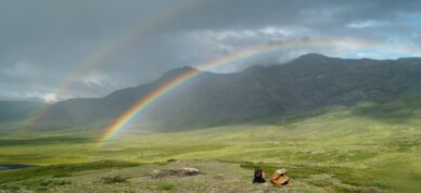 Double rainbow in Gates Of The Arctic National Park.