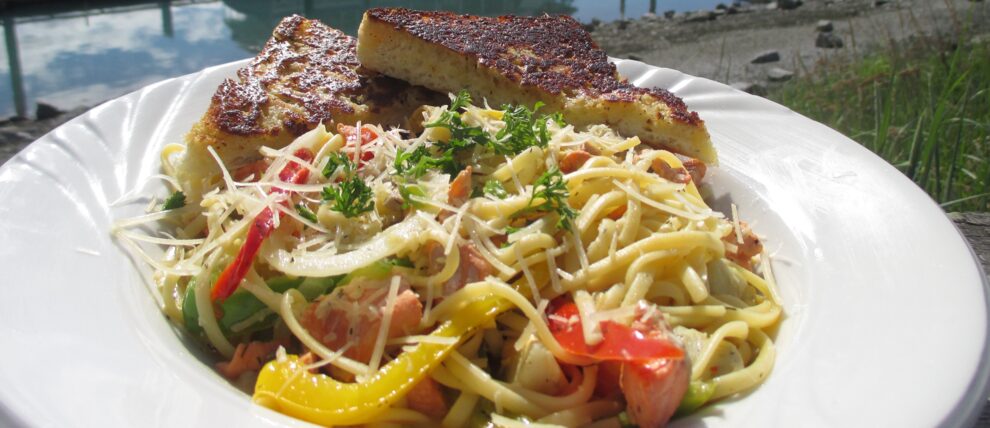 Ray's Waterfront in Seward with views of the Small Boat Harbor.