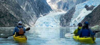 Paddling Northwestern Fjord.