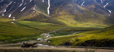 Dalton Highway near Atigun Pass.