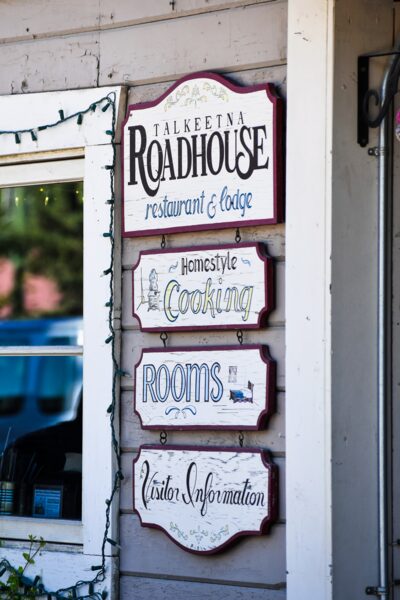 The popular Roadhouse, a staple of Talkeetna dining.