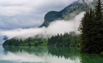 Mist and fog make for a photogenic morning in Resurrection Bay.