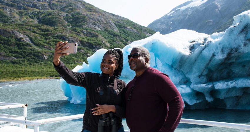 Portagle Glacier iceberg selfie for the win.