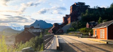 Late evening light on Kennecott Mine.