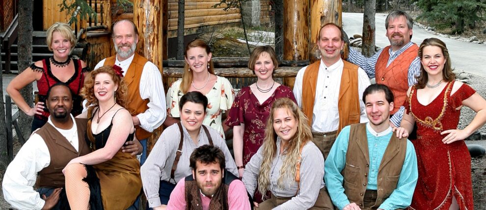 Cast of the Denali Cabin Night Dinner Theater.